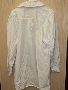 Chic White Oversized Button-Up Shirt