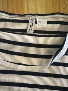 Striped Strapless Tube Top H&amp;M