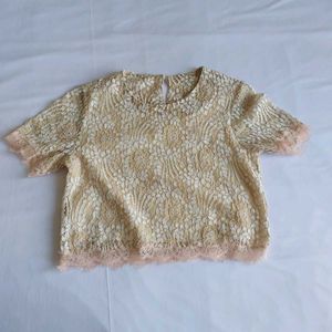 Imported Elegant Lace Blouse Top✨️✨️