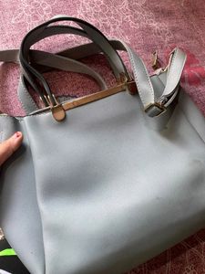 light sky blue colour purse