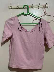 H&amp;M Pink Cropped Top- 10%off just for today