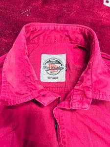 Pink Long Sleeve Button-Down Shirt