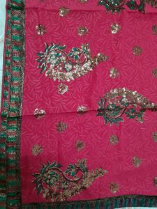 Elegant Pink Saree