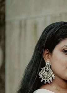 Pink Ethnic Earrings