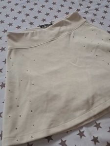 Butter Yellow Tennis Skort with Rhinestones