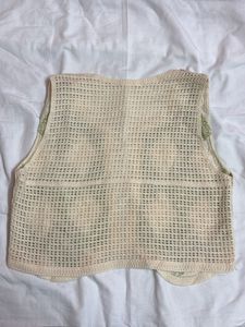 Crochet Knit Vest