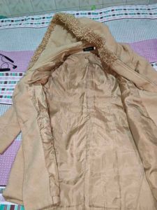 Stylish Fur Hooded Coat long