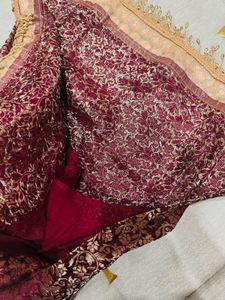 Elegant new Maroon sharara Set