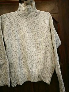 Cozy Speckled Turtleneck Sweater