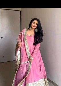 Elegant Pink Kurta Set with Dupatta