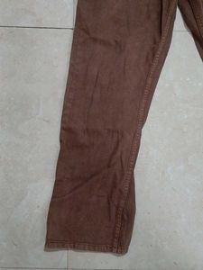 Brown Wide Leg Jeans