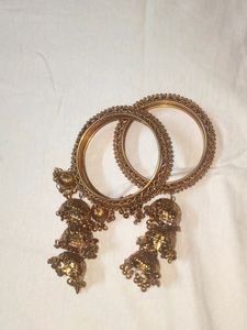 Golden Jhunki Bangles ✨