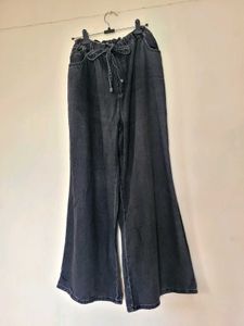 Wide Leg Denim Jeans