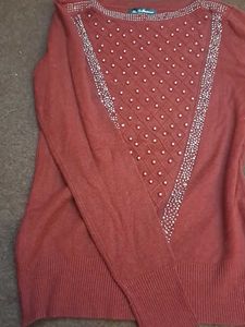 Embellished Knit Sweater