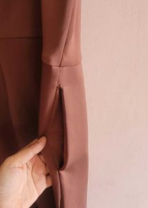Brown Spaghetti Strap Jumpsuit