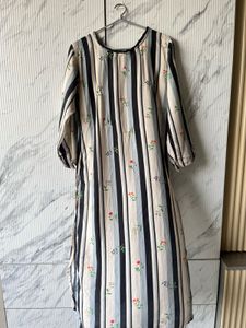 Striped Kurta with Zardozi Twist