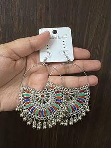 jaipur Bohemian Colorful Hoop Earrings