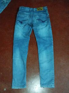Blue Wash Denim Jeans