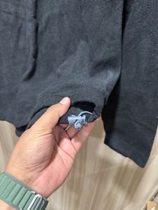 GAP Black Quarter Zip Fleece
