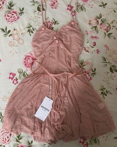 Savana Pink Babydoll &amp; Thong Set
