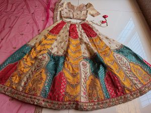 Vibrant Patchwork Lehenga Choli Set