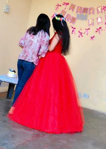 Red Princess Gown