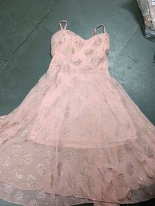 Light Pink Floral Print Dress