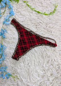 Stretch Cotton Strappy Thong