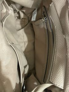 Chic Beige Textured Tote Bag