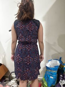 Boho Floral Print Sleeveless Dress
