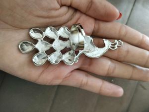 Boho Peacock Statement Ring