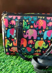 Quirky Print Sling Bag