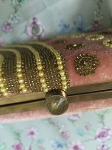 Pink Designer Clutch