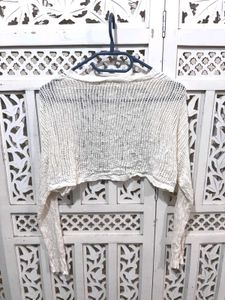💖Crochet Cropped Knit Cardigan I