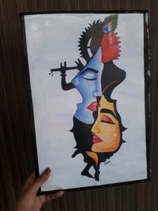 Handpainted Laminated Wall Painting