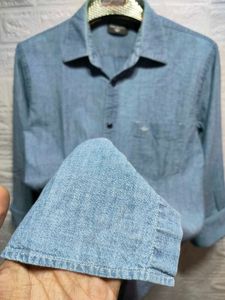 Dockers Blue Denim Shirt