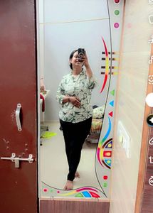 Stylish Abstract Printed Full Sleeve Top / Shirt (