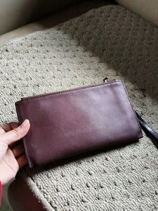 Chic Croc Embossed Wristlet Wallet