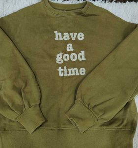 Olive "Have A Good Time" Sweatshirt