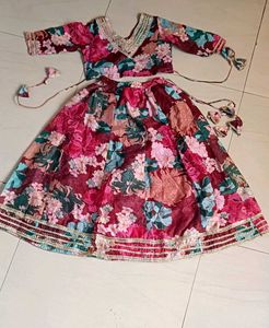 Beautiful Floral Lehenga Choli Set