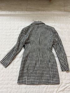 ZARA Houndstooth Blazer Dress