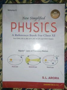 S.L ARORA FOR CLASS11th both volumes