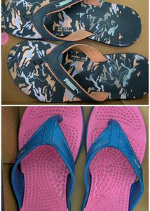 Puma & Elite Flip Flops - Set of 2 Pairs