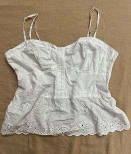 Chic White Camisole Top