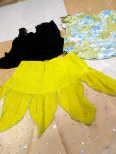 2 top and skirt