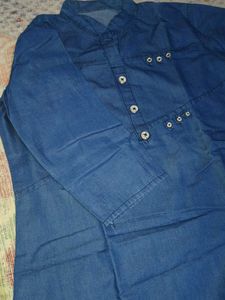 Blue Denim kurti