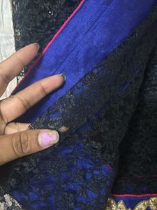Elegant Black Saree