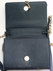 ALDO Black Crossbody Bag with Chain Detail