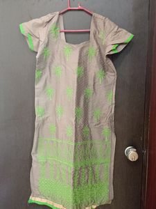 Cotton Top Stitched -L Size- Grey Colour
