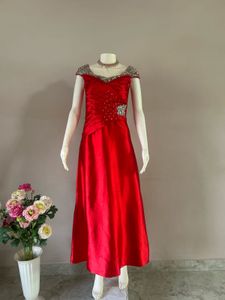 Stunning Red Embellished Gown